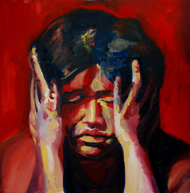 One hour self-portrait