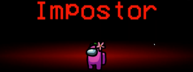 Among Us Impostor, used for clickbait but also to show an impostor