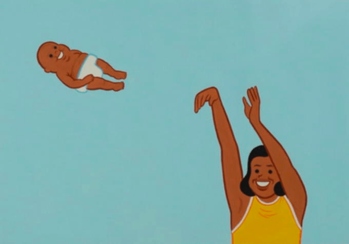 woman yeeting a fetus