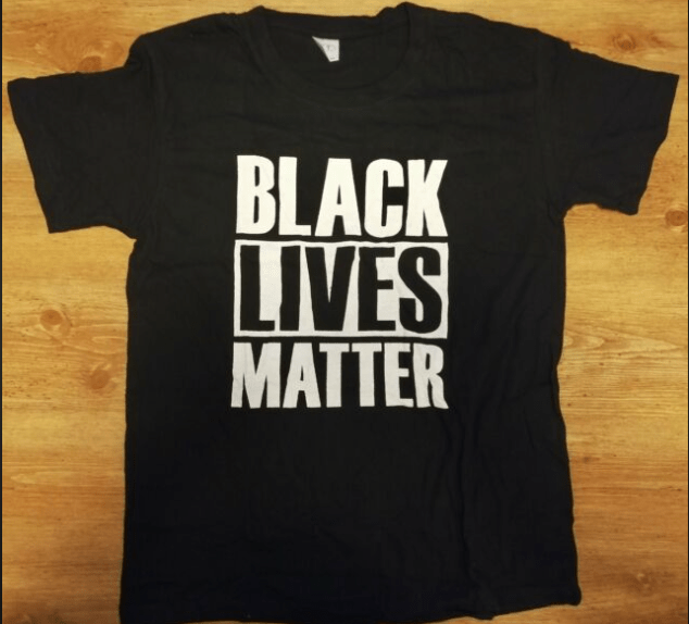 Black Lives Matter t-shirt.