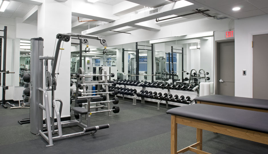 Picture of gym equipment