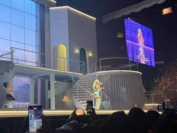 Our view after Sabrina came out.