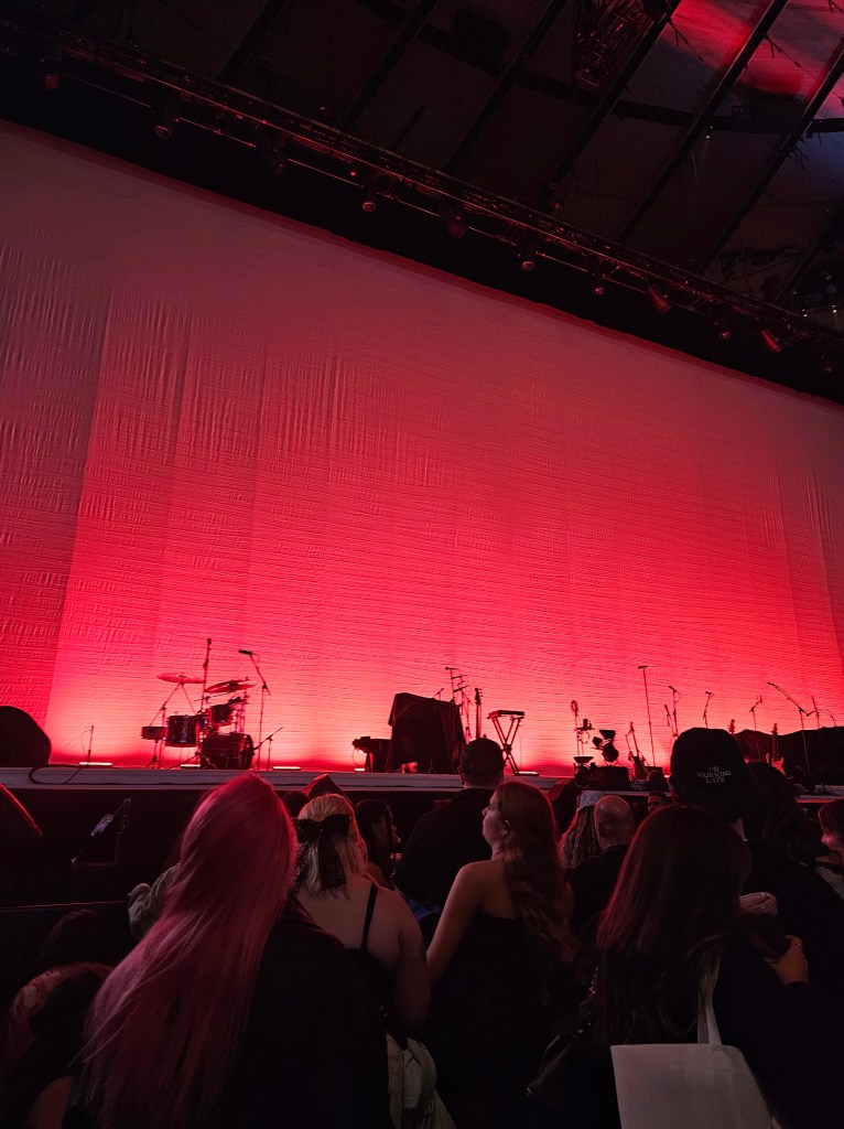 Our view before the show started.